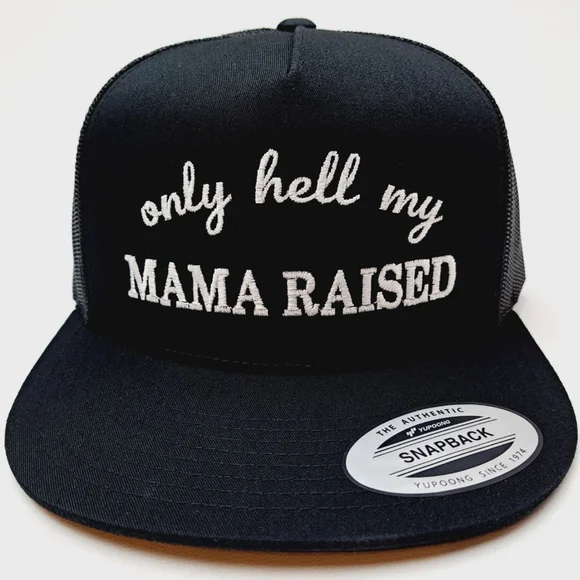 Johny Paycheck - Only Hell My Mama Ever Raised USA Embroidery Country Music Hat Only Hell My Mama Raised - Etsy main image 2